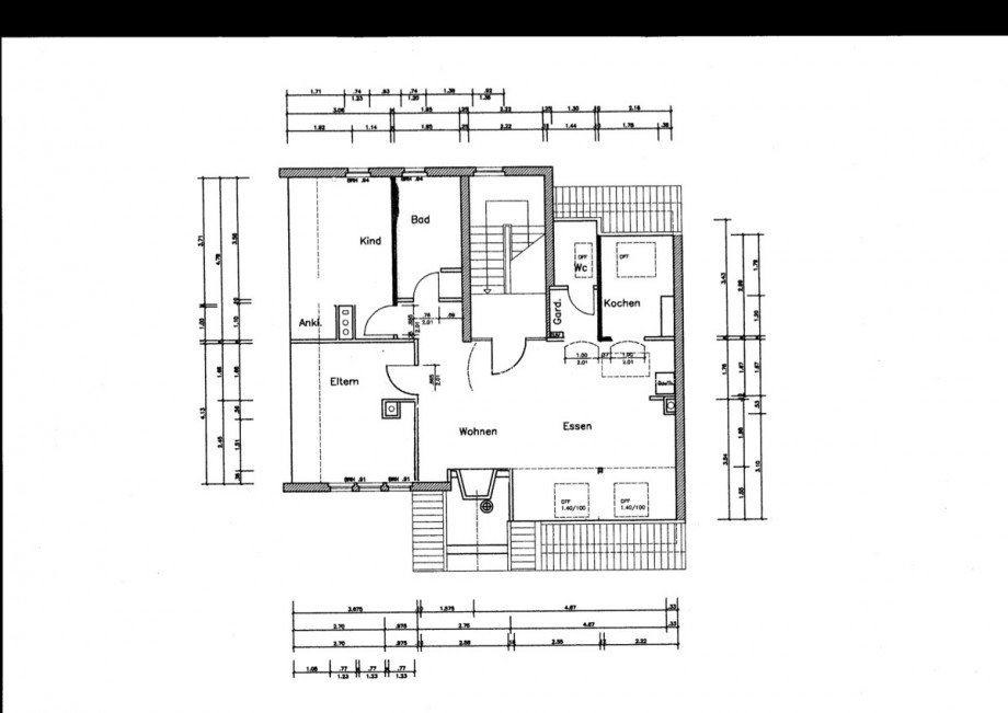 Grundriss Dachgeschosswohnung Offenbach / B�rgel