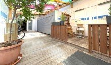 �berdachte Terrasse B�roge�ude Doppelhaush�lfte + Einfamilienhaus und eine Gewerbeimmobilie