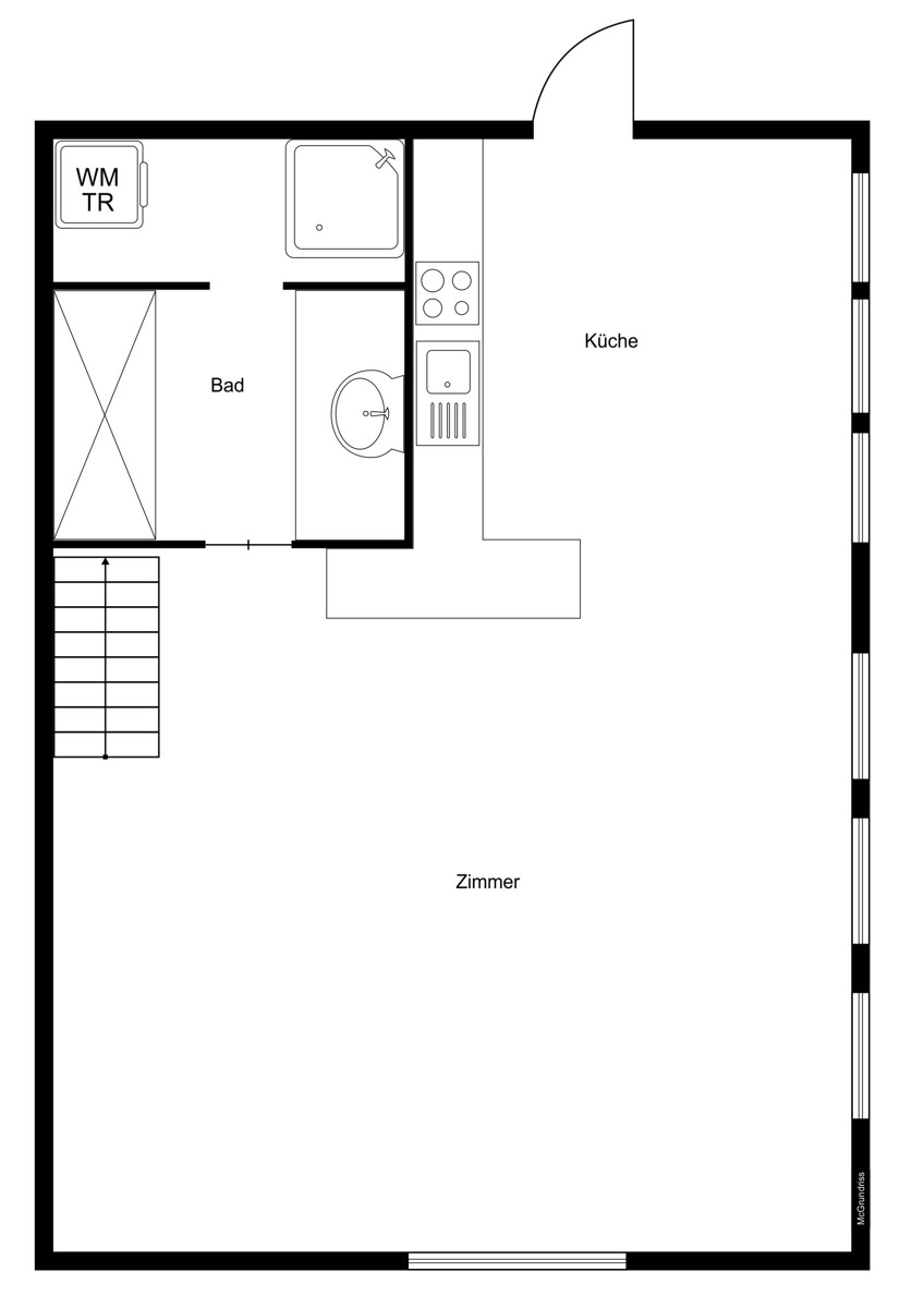 Grundriss B�ro / Praxis Offenbach am Main