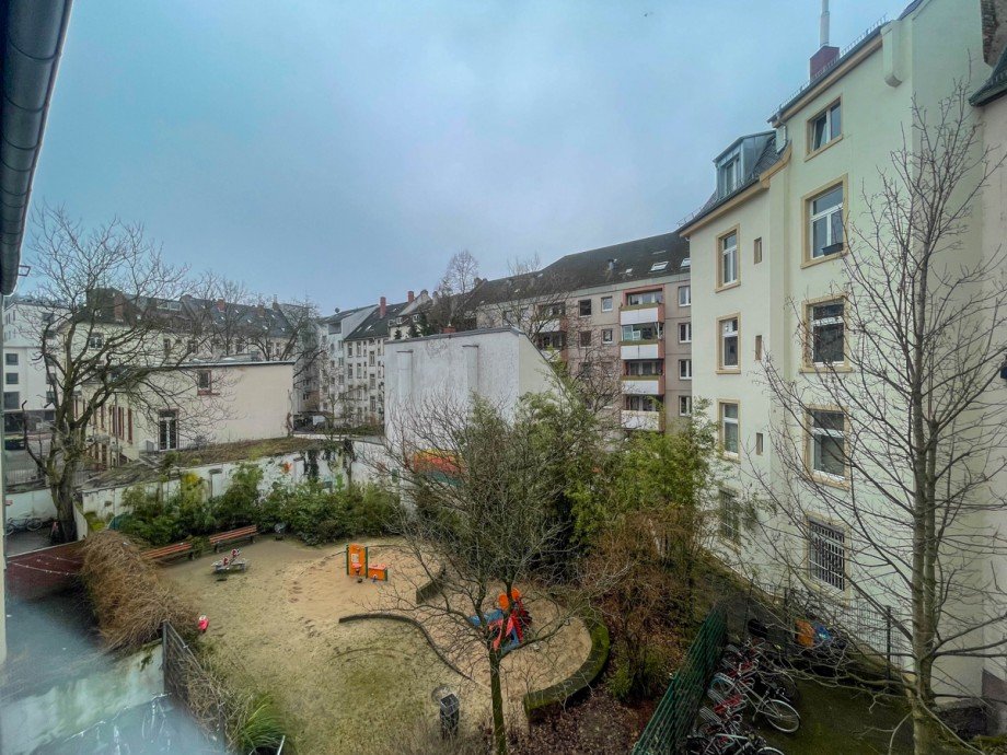 Innenhof Etagenwohnung Frankfurt am Main / Gutleutviertel