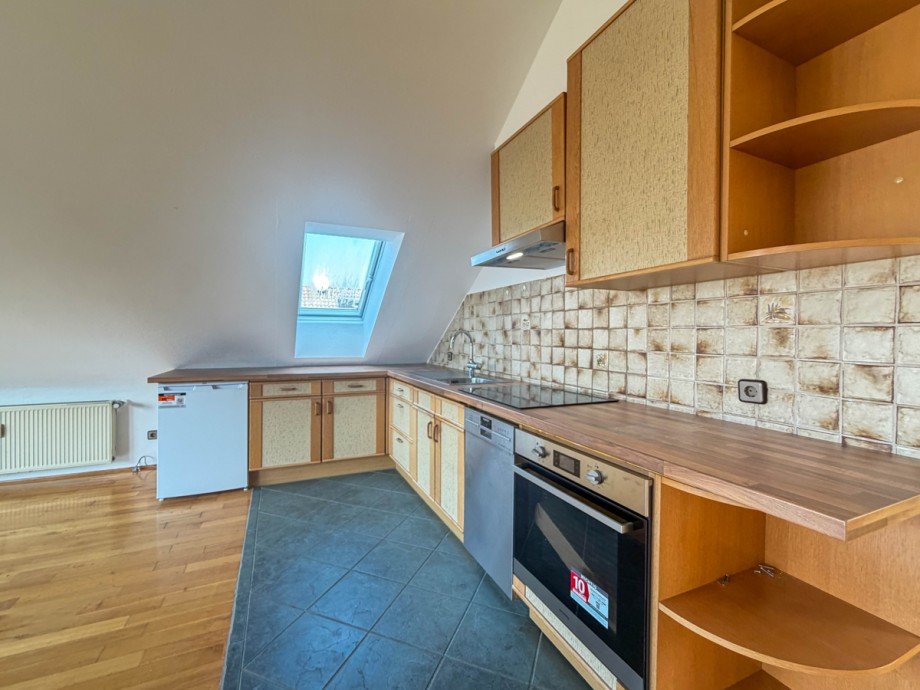 Wohnk�che Dachgeschosswohnung Offenbach