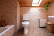 Tageslichtbad Charmante, vollm�blierte Dachgeschosswohnung im Offenbacher Westend
