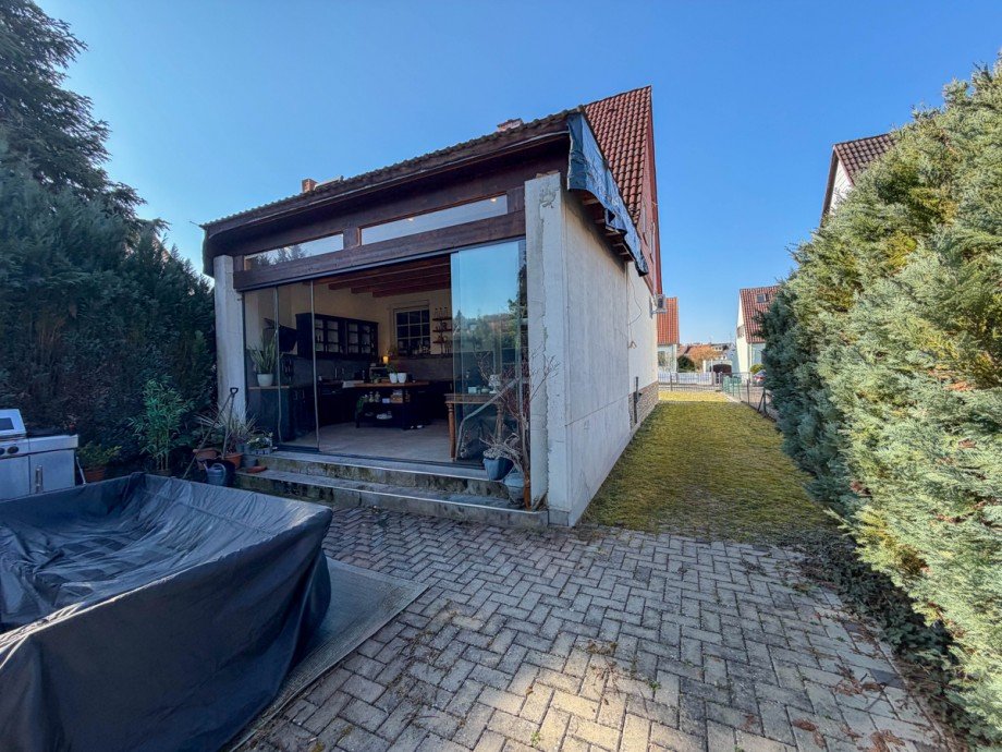 Hausr�ckseite Einfamilienhaus Offenbach