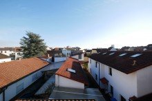 Ansicht von Vorderhaus Doppelhaush�lfte + Einfamilienhaus und eine Gewerbeimmobilie