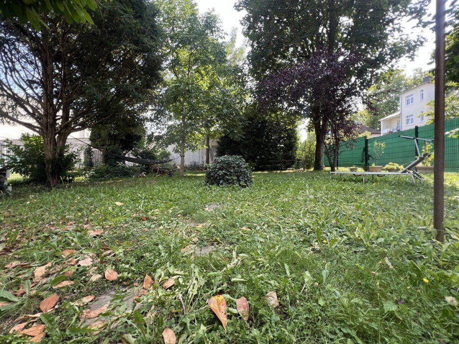 Gartenansicht Dachgeschosswohnung Offenbach