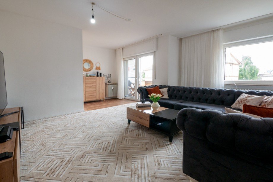 Wohnzimmer Etagenwohnung Offenbach