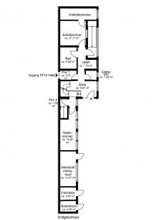 Hinterhaus EG Doppelhaush�lfte + Einfamilienhaus und eine Gewerbeimmobilie