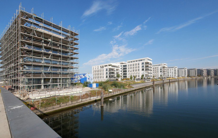 Aussicht von der Br�cke Etagenwohnung Offenbach