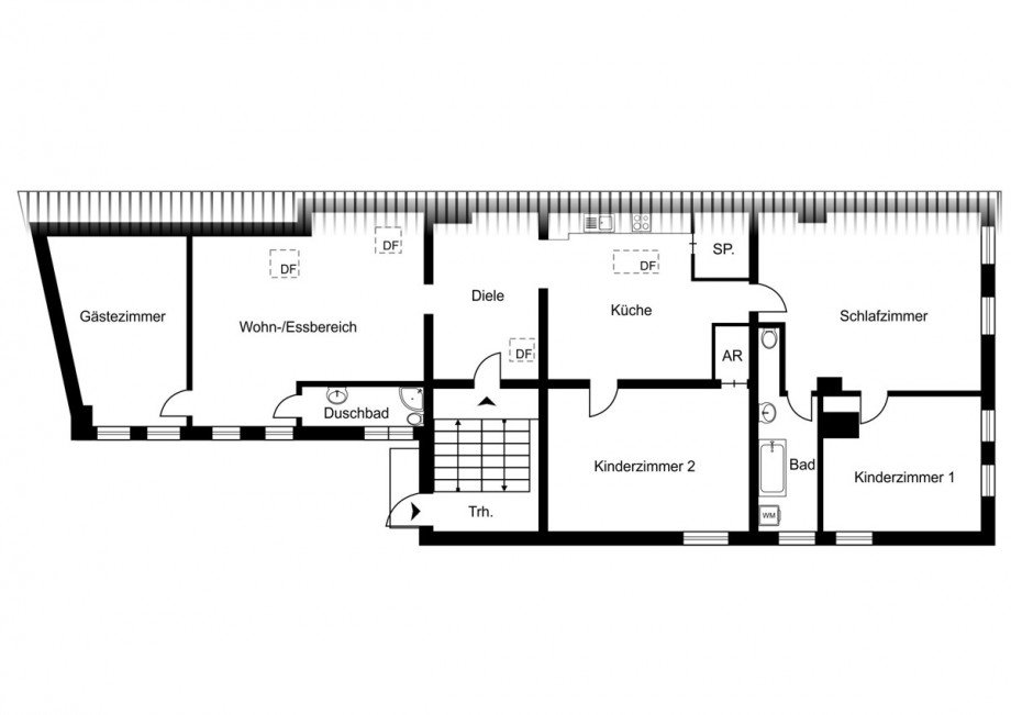Grundriss Etagenwohnung Offenbach