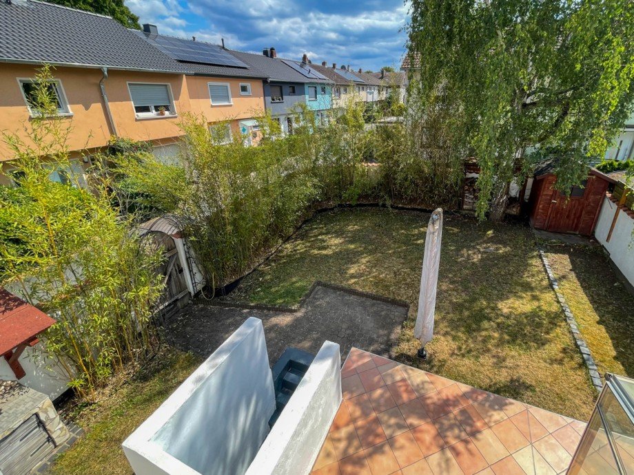 Obergeschoss Ausblick Reihenendhaus Offenbach