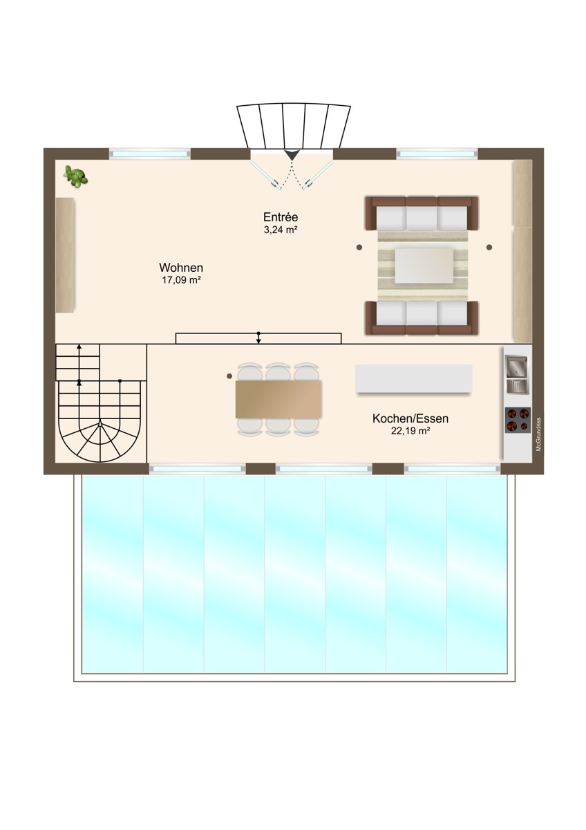 EG Einfamilienhaus Offenbach am Main / Tempelsee