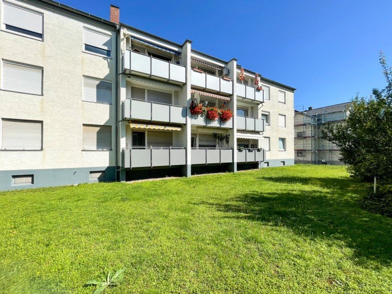 Hausr�ckseite M�hlheim Markwald Etagenwohnung 2 Zimmer Eigentumswohnung in bester Lage von M�hlheim am Main Markwald