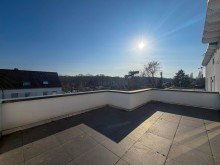 Dachterrasse Stilvolle 2-Zimmer-Wohnung mit gro�er S�dwest-Dachterrasse und Fu�bodenheizung in Offenbach am Main